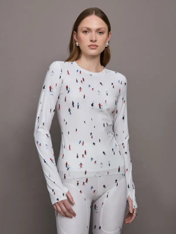 Perfect Active Tee - Dede Ski Print sold by Carbon38