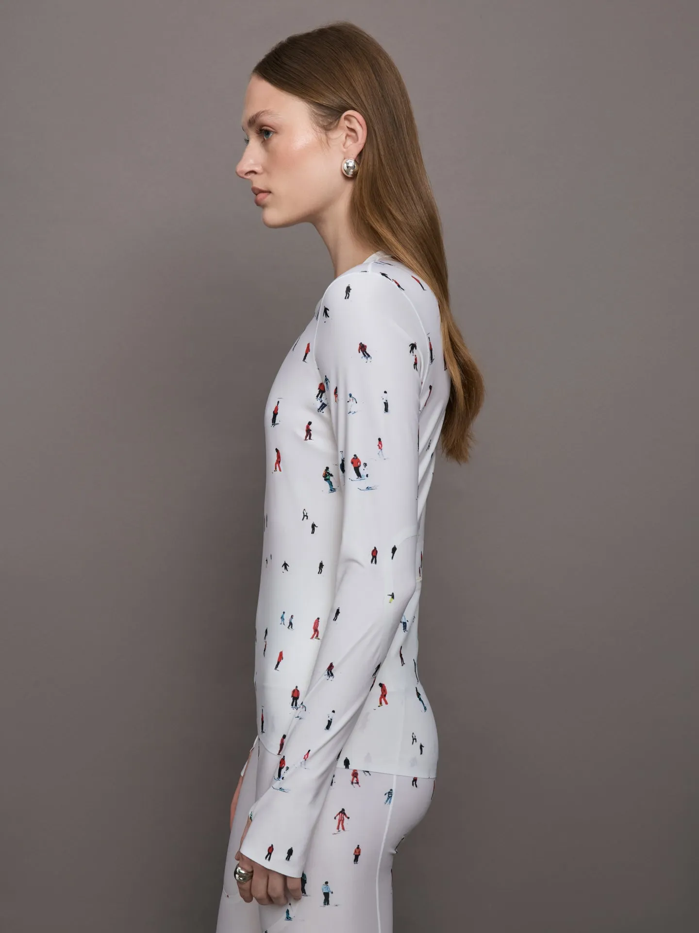 Perfect Active Tee - Dede Ski Print sold by Carbon38 product image thumbnail 4