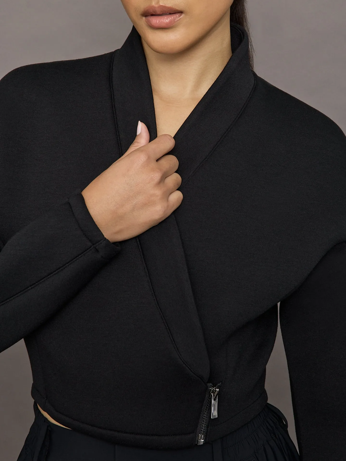 Volta Wrap Jacket - Black sold by Carbon38 product image thumbnail 5