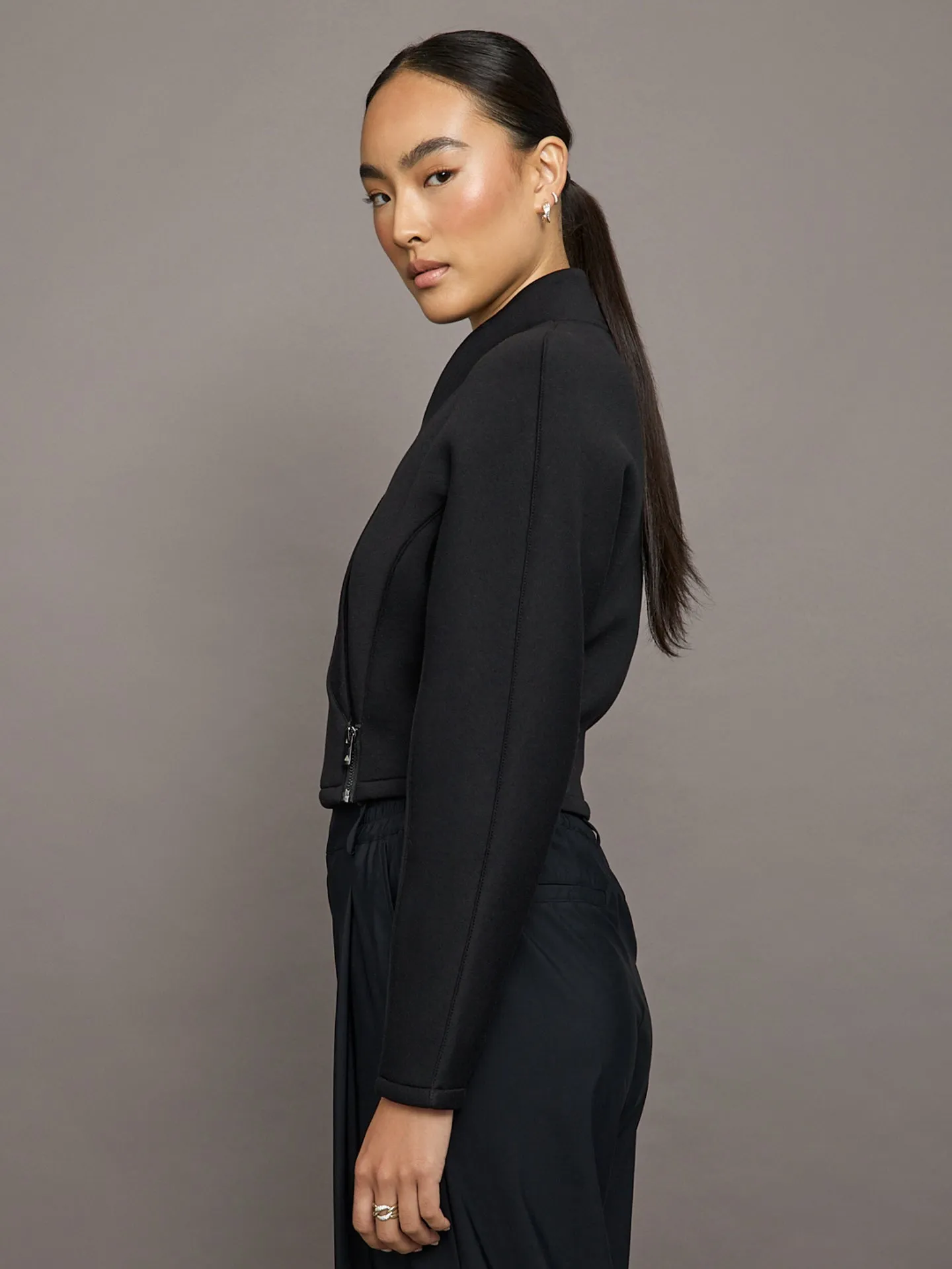 Volta Wrap Jacket - Black sold by Carbon38 product image thumbnail 3