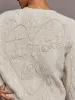 Suzanne Just Add Love Cashmere Cardigan - Soft Taupe Multi sold by Carbon38