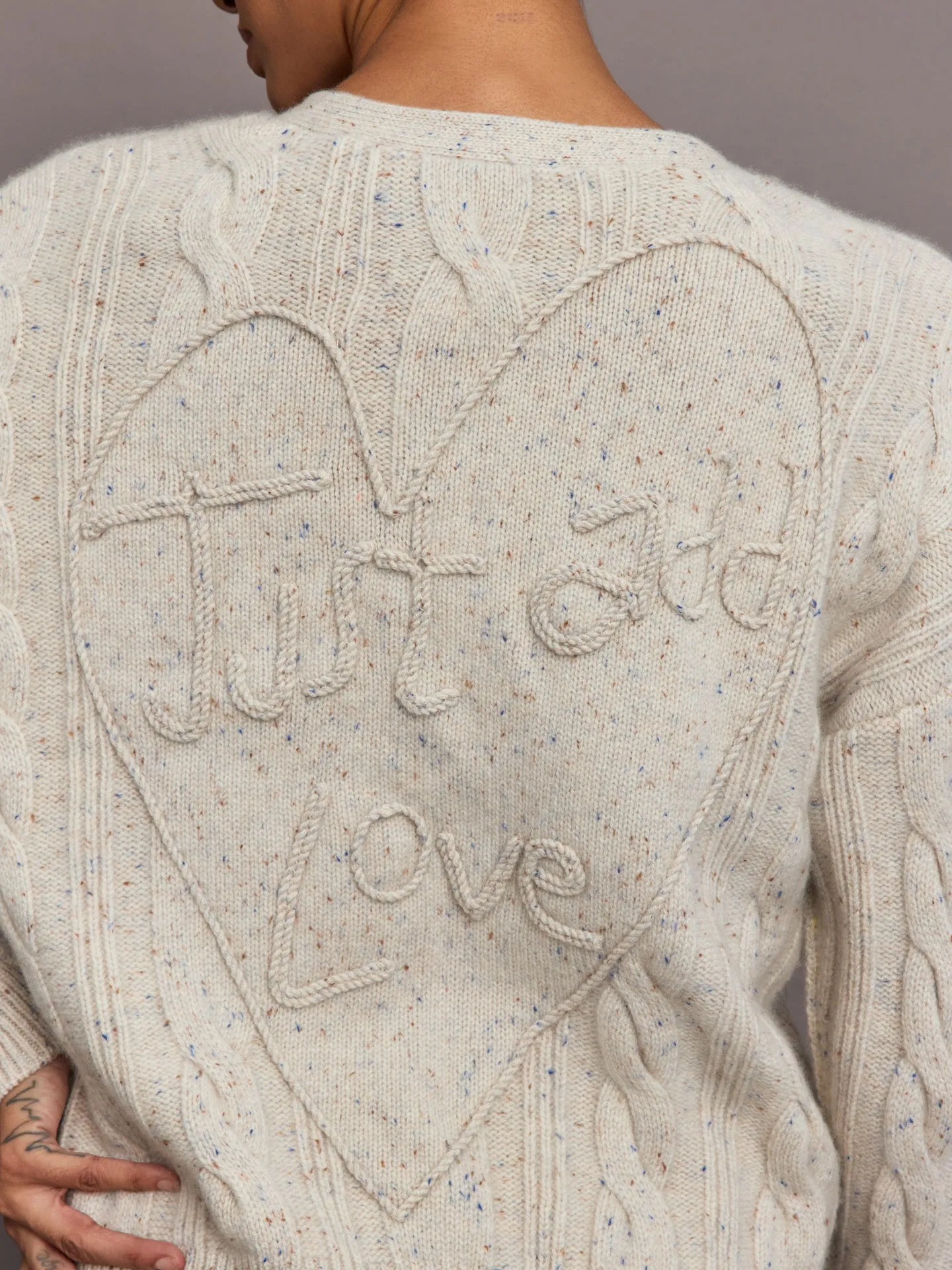 Suzanne Just Add Love Cashmere Cardigan - Soft Taupe Multi sold by Carbon38 product image thumbnail 2