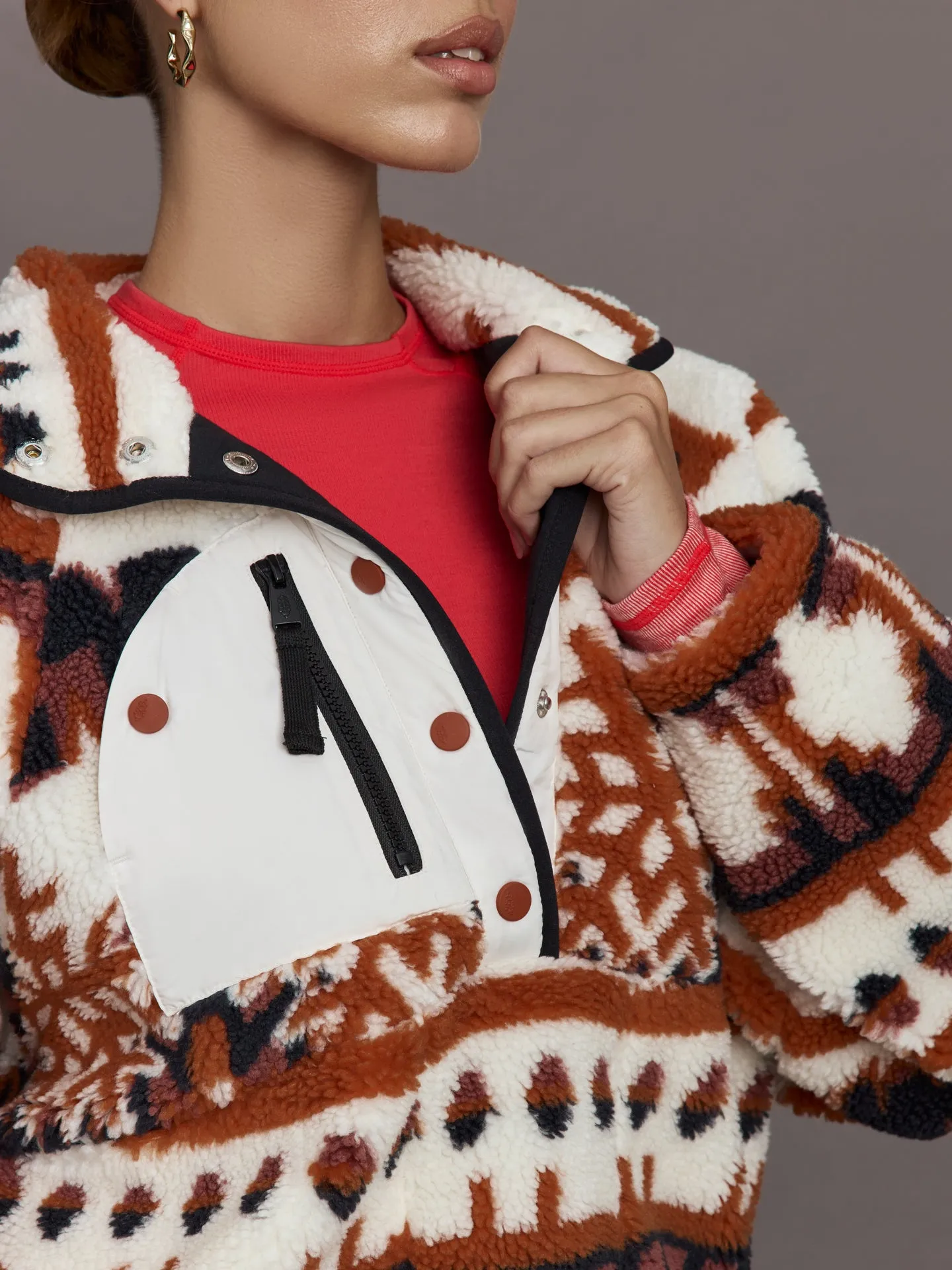 Rocky Ridge Pullover - Red/Orange sold by Carbon38 product image thumbnail 5