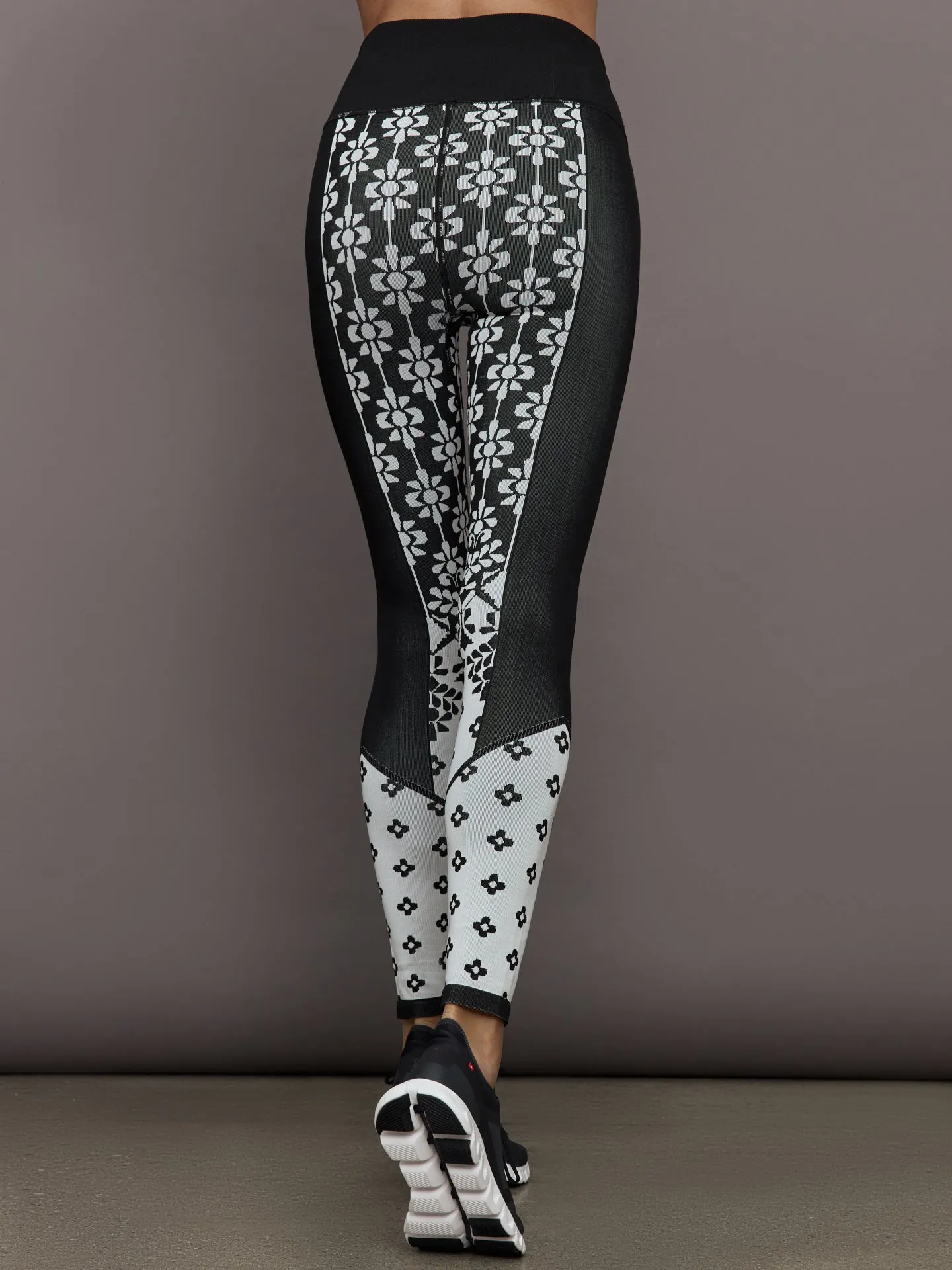 Myoko Jacquard Base Layer Legging - Onyx sold by Carbon38 product image thumbnail 4