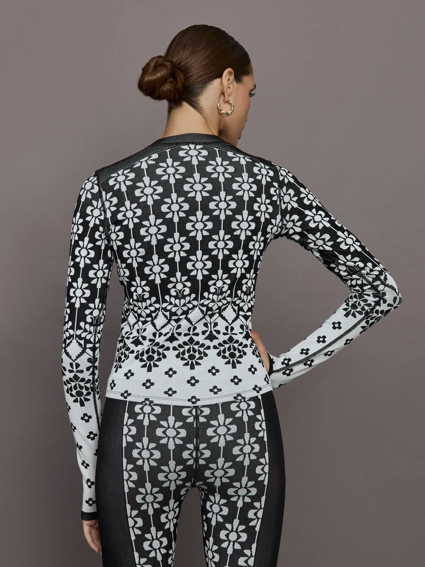 Myoko Jacquard Base Layer - Onyx sold by Carbon38 product image thumbnail 4