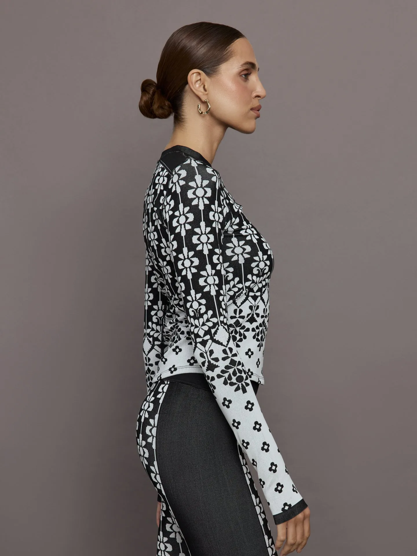 Myoko Jacquard Base Layer - Onyx sold by Carbon38 product image thumbnail 3