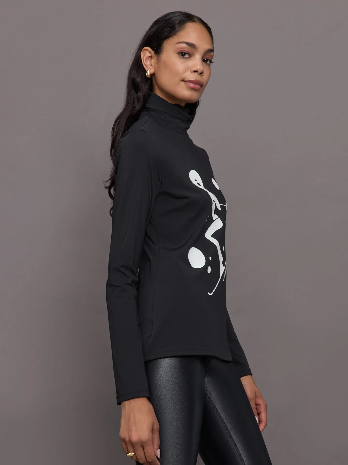 Fatale Long Sleeve Tee - Black sold by Carbon38 product image thumbnail 4