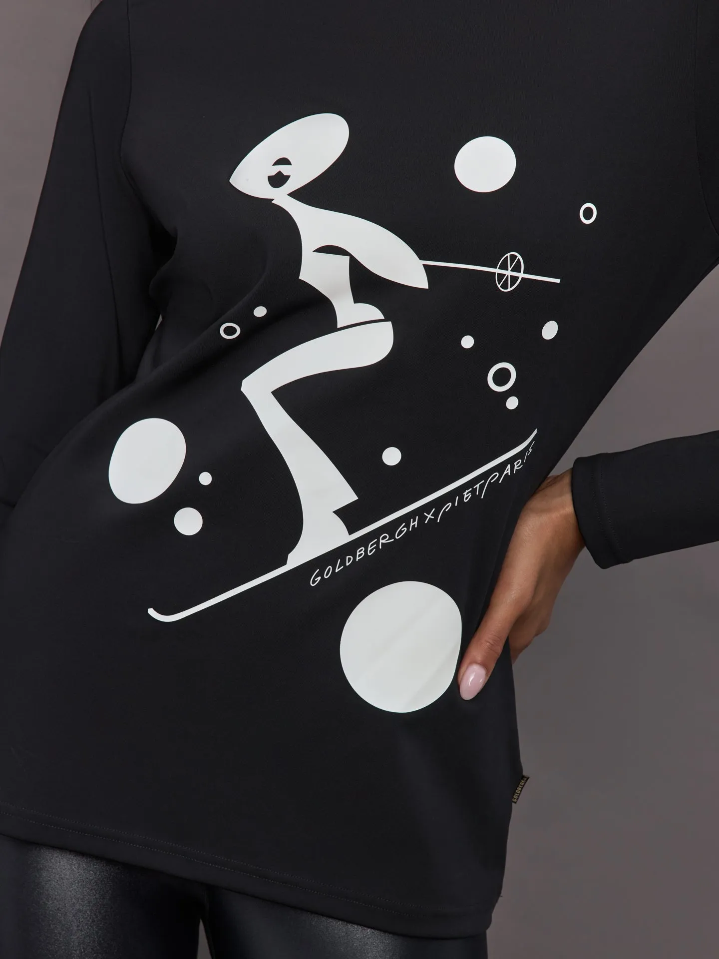 Fatale Long Sleeve Tee - Black sold by Carbon38 product image thumbnail 3