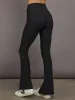 Split Front Legging in Melt - Black sold by Carbon38