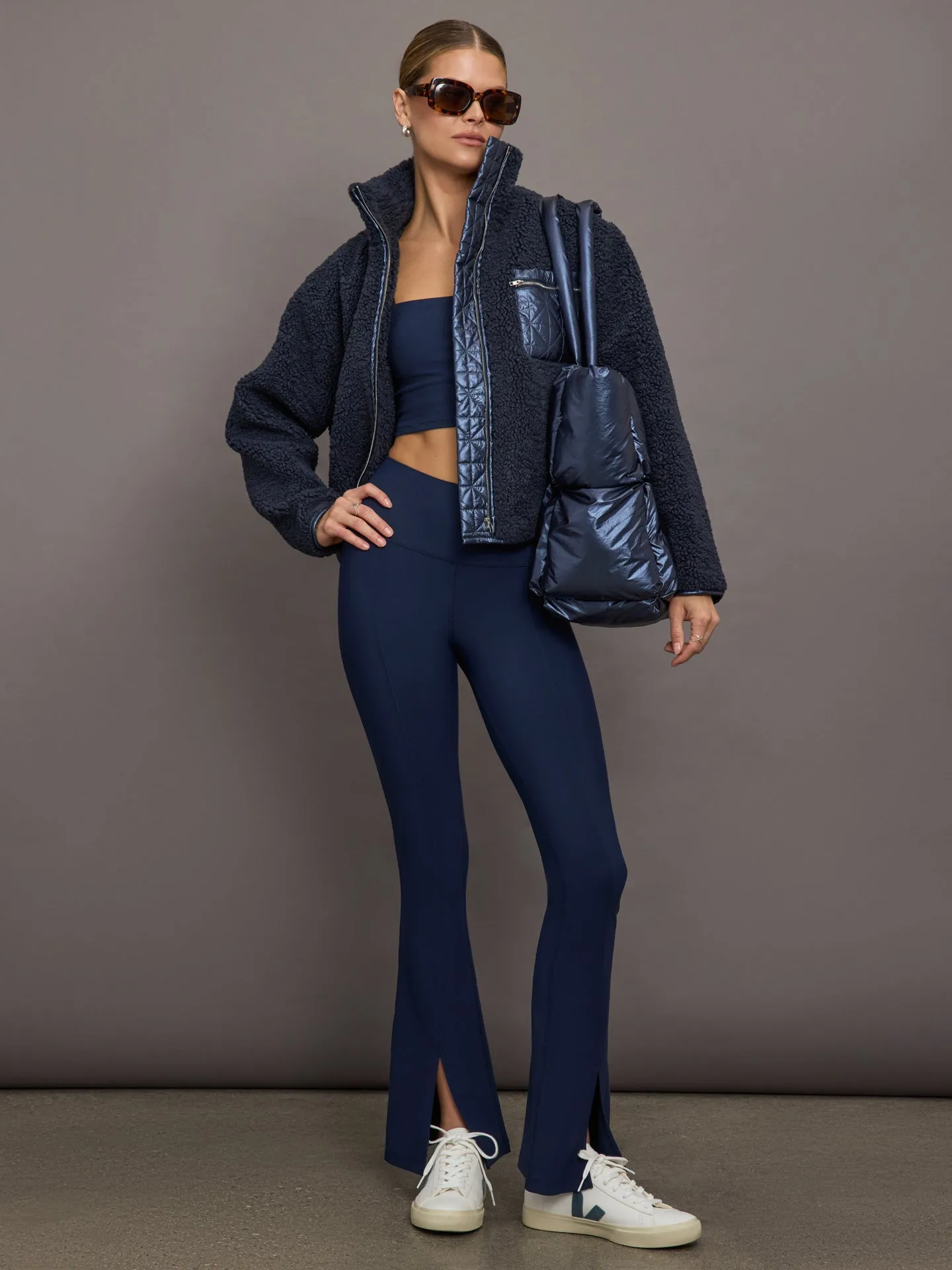 Split Front Legging in Melt - Navy Blazer sold by Carbon38 product image thumbnail 2