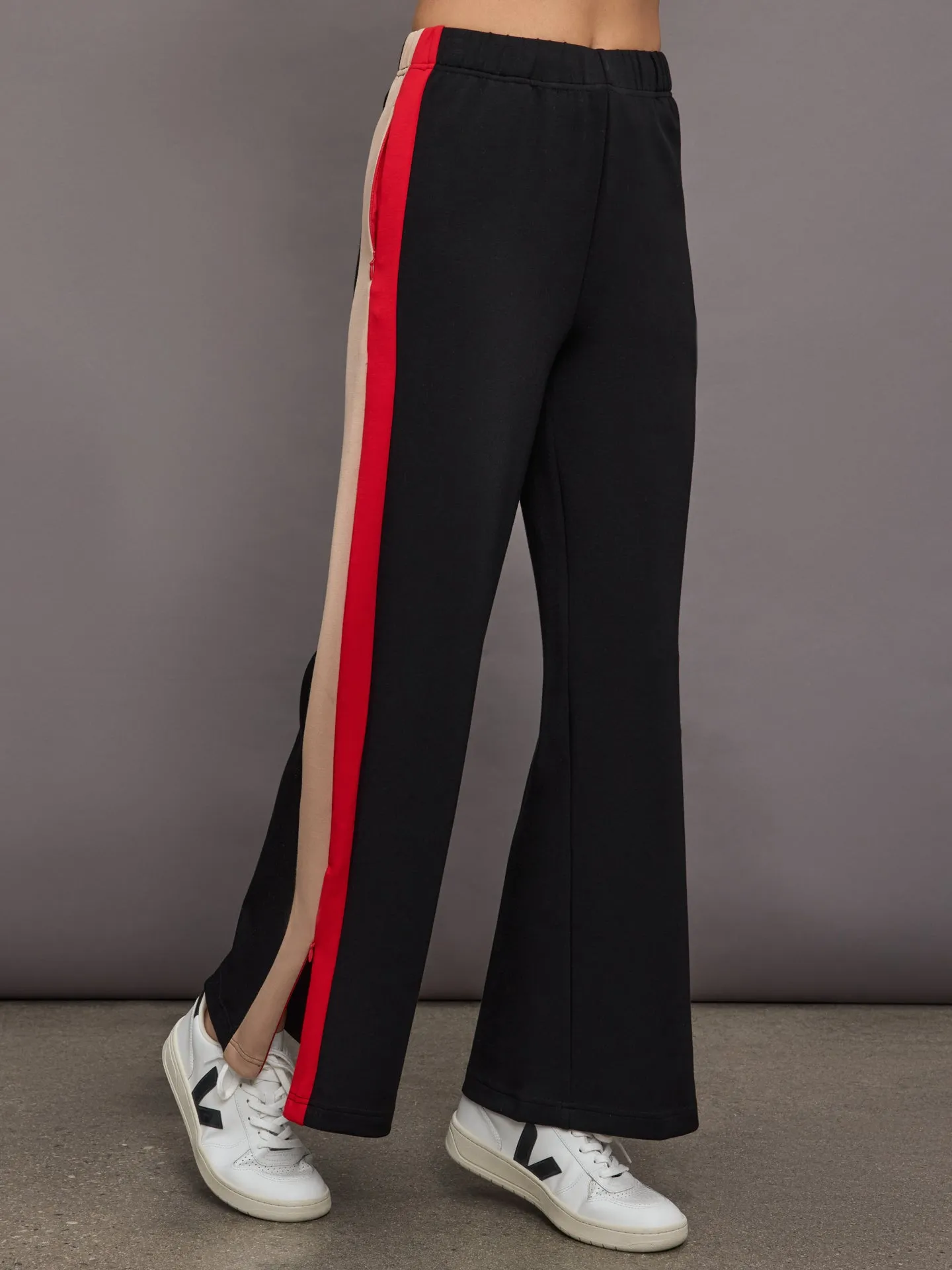 Wide Leg Track Pant in Scuba - Black sold by Carbon38