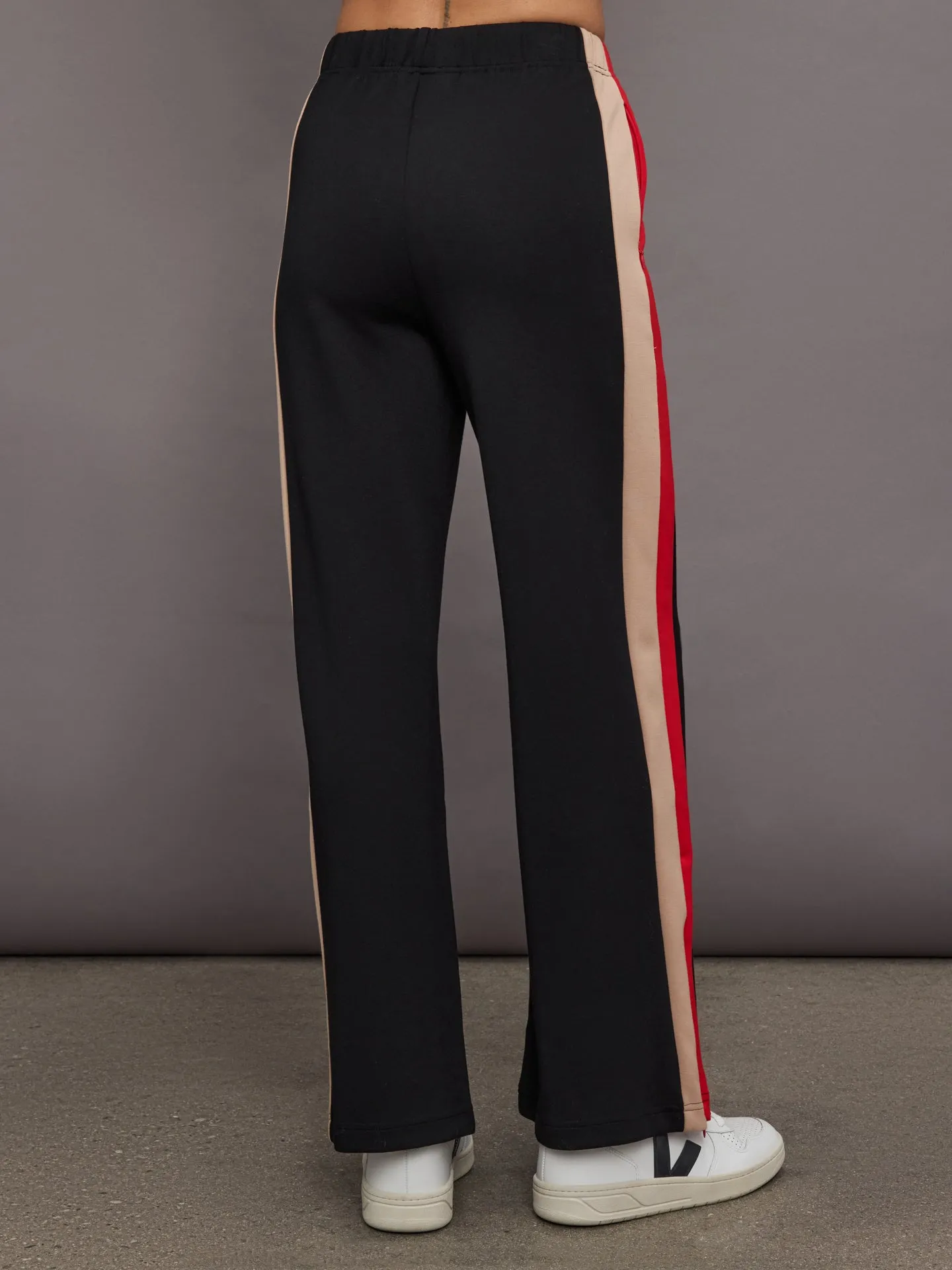 Wide Leg Track Pant in Scuba - Black sold by Carbon38 product image thumbnail 5