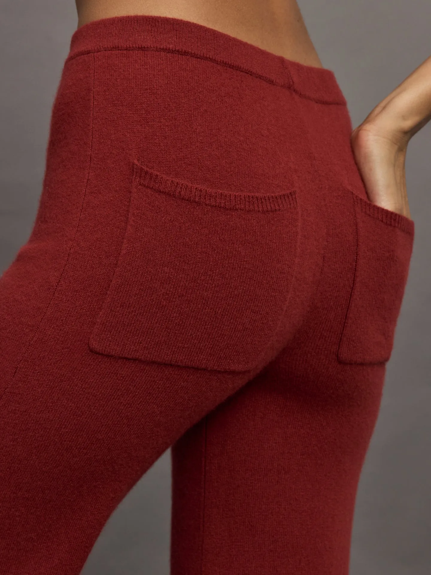 Sterling Cashmere Pant - Burgundy sold by Carbon38 product image thumbnail 2