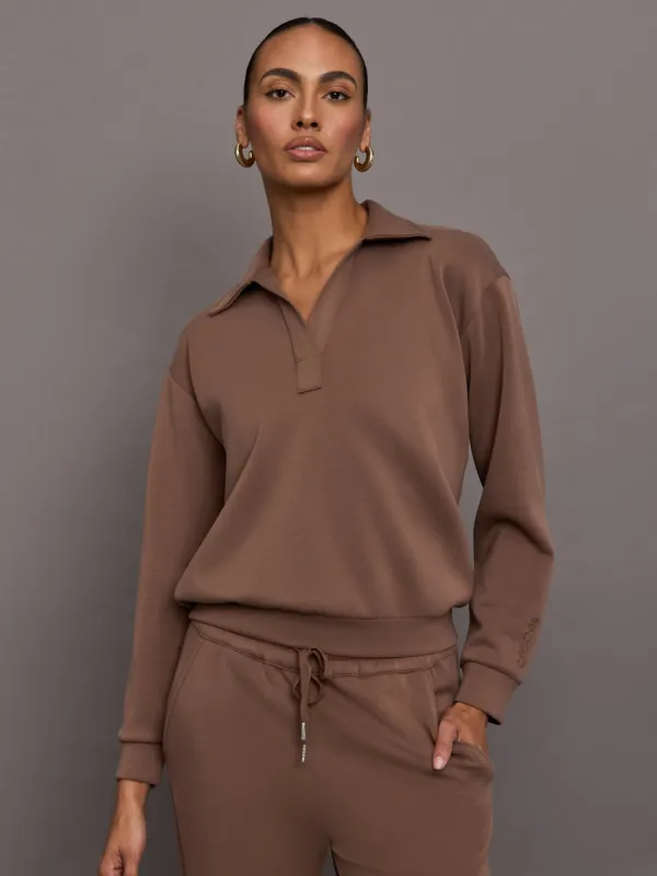 Ultra Soft Logo Sweatshirt - Toffee sold by Carbon38