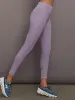 High Rise Legging in Ribbed Melt - Lavender Grey sold by Carbon38