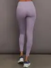 High Rise Legging in Ribbed Melt - Lavender Grey sold by Carbon38