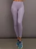 High Rise Legging in Ribbed Melt - Lavender Grey sold by Carbon38