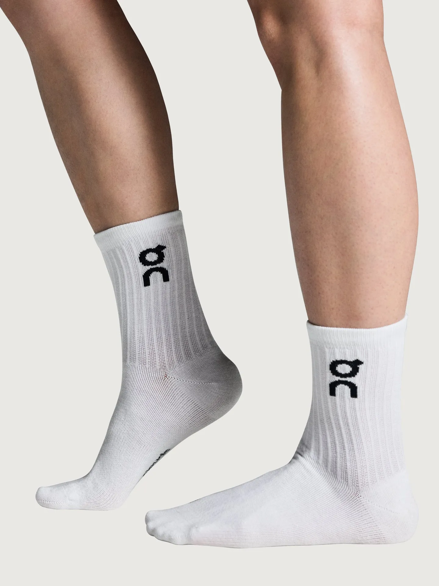 Logo Sock High 3 Pack - White sold by Carbon38