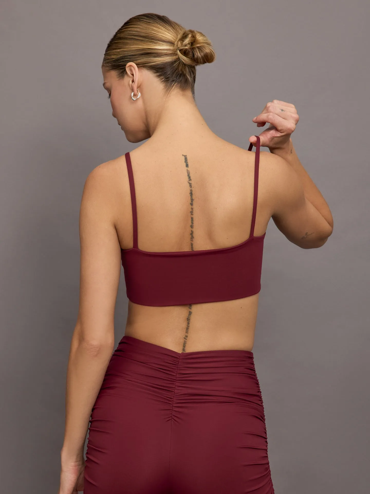 Rouched Top - Burgundy sold by Carbon38 product image thumbnail 5