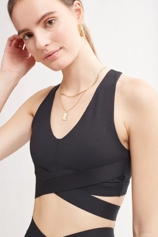 Corso Crossover Bra - Black sold by Carbon38