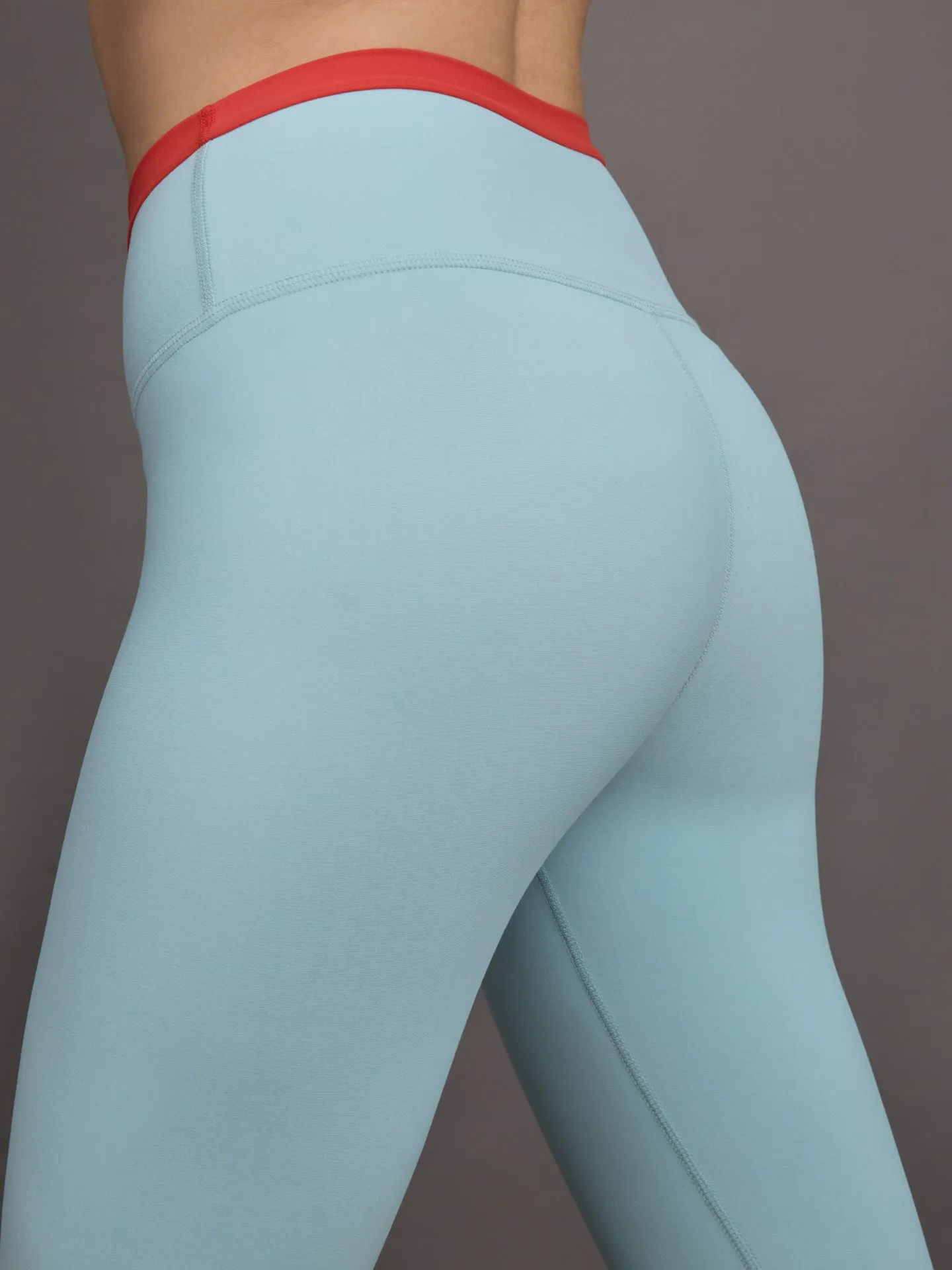 Contrast Waistband Legging in Melt - Sky Blue/ BitterSweet sold by Carbon38 product image thumbnail 5