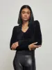 Collared Pullover Sweater - Black sold by Carbon38