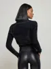 Collared Pullover Sweater - Black sold by Carbon38