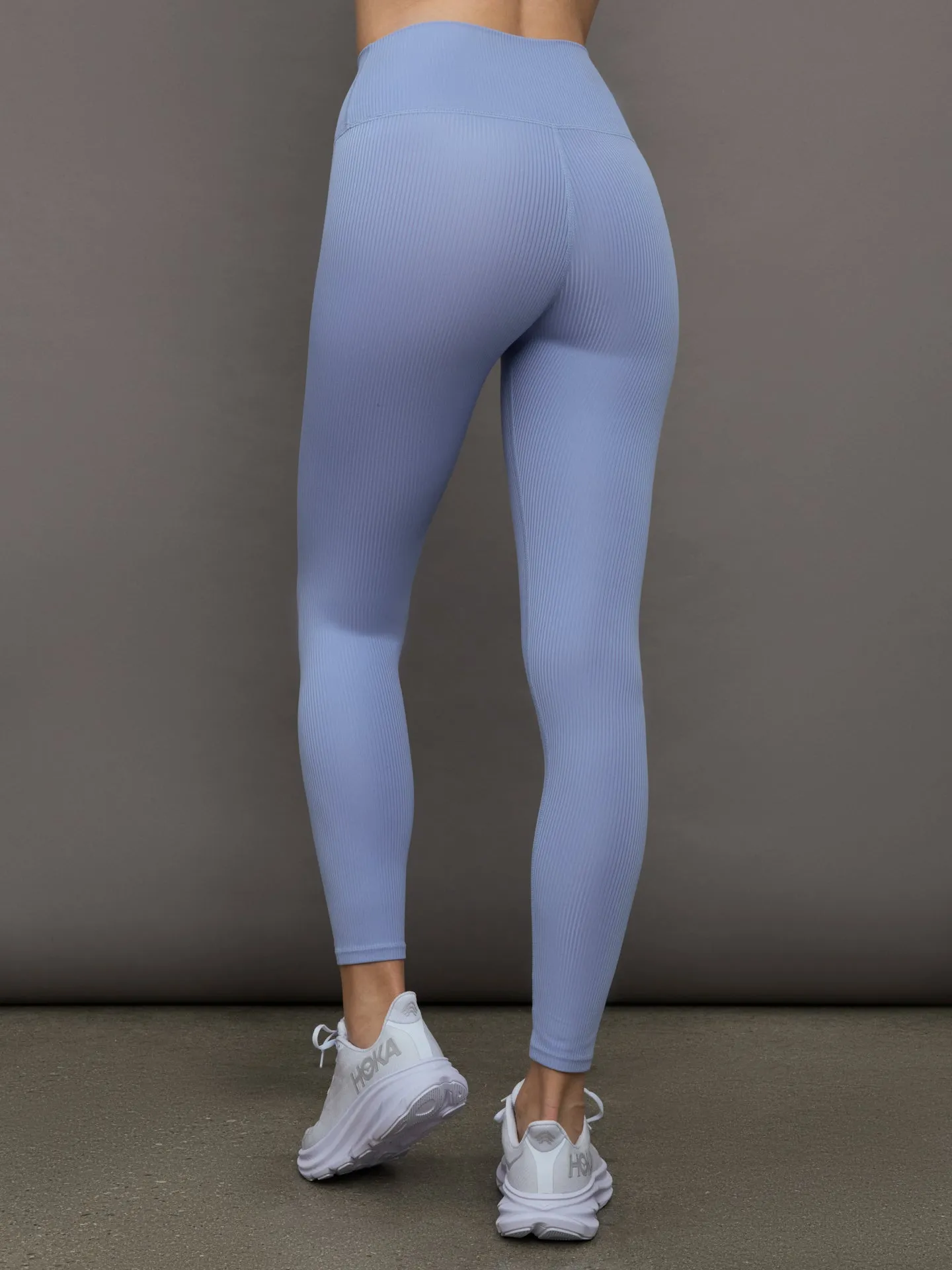 High Rise Legging in Ribbed Melt - Hydrangea sold by Carbon38 product image thumbnail 4