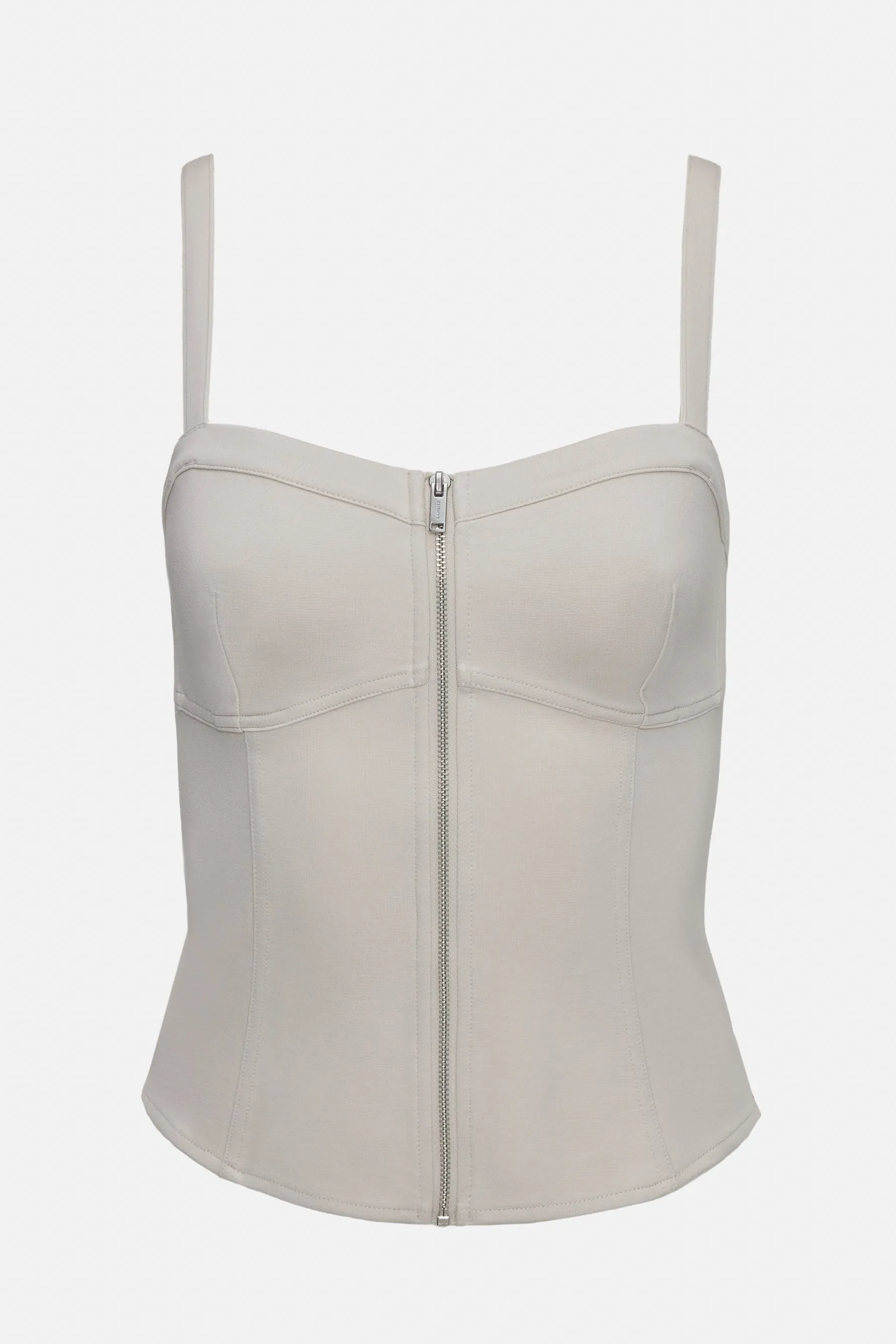 Lenox Knit Corset Tank - Pumice Stone sold by Carbon38 product image thumbnail 5