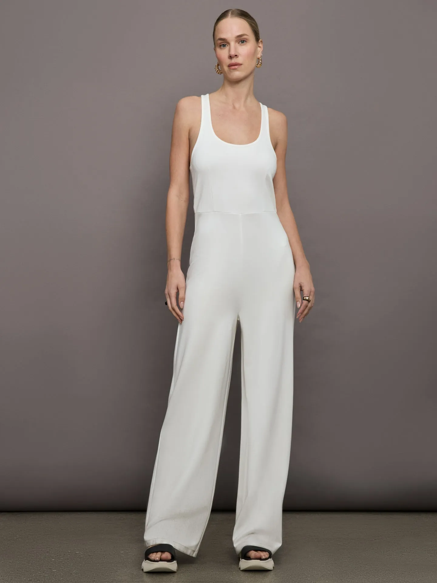 Lenox Knit Jumpsuit - Gardenia sold by Carbon38