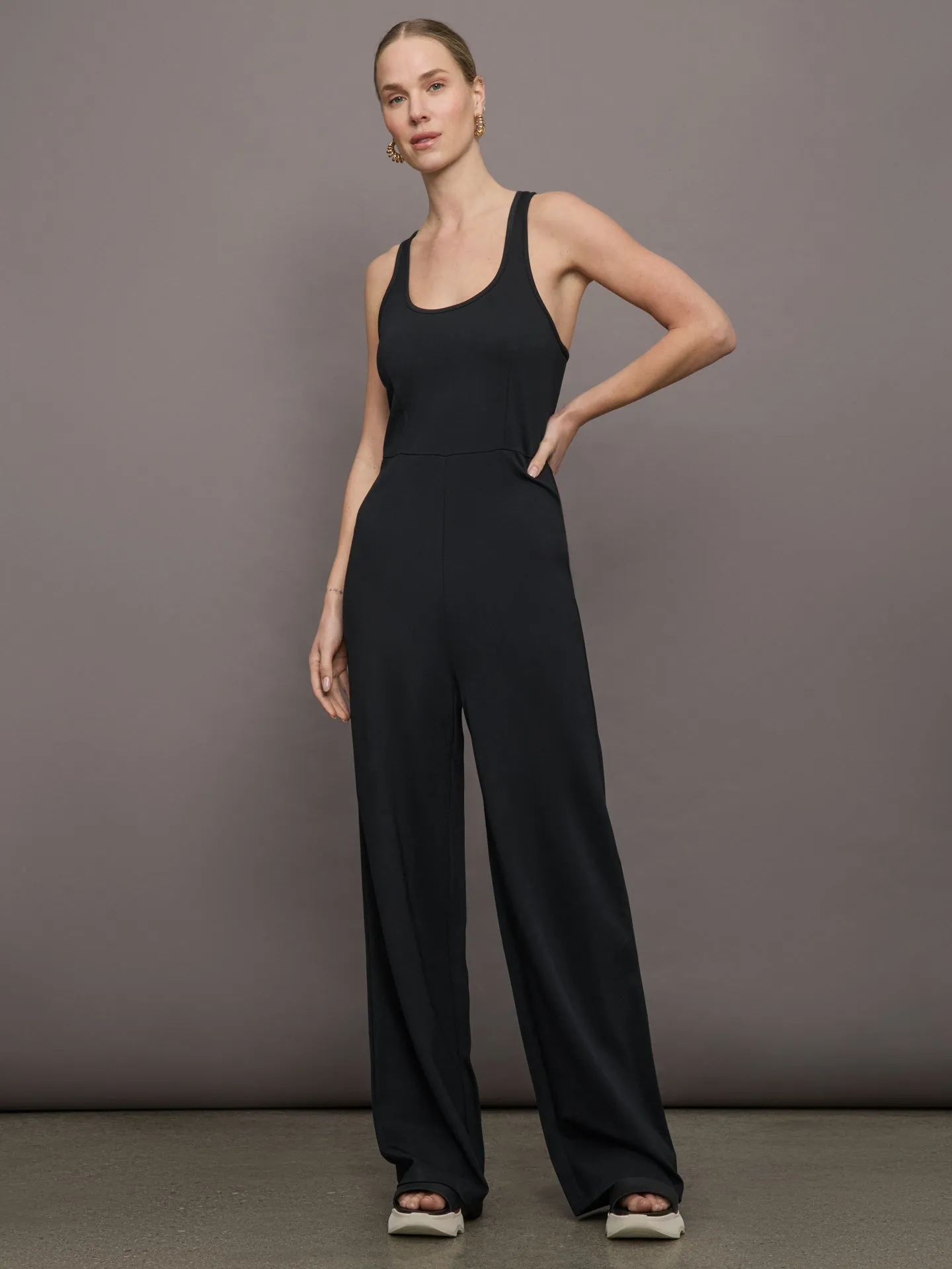 Lenox Knit Jumpsuit - Black sold by Carbon38