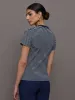 Stripe Ringer Tee - Cloud / Navy Stripe sold by Carbon38