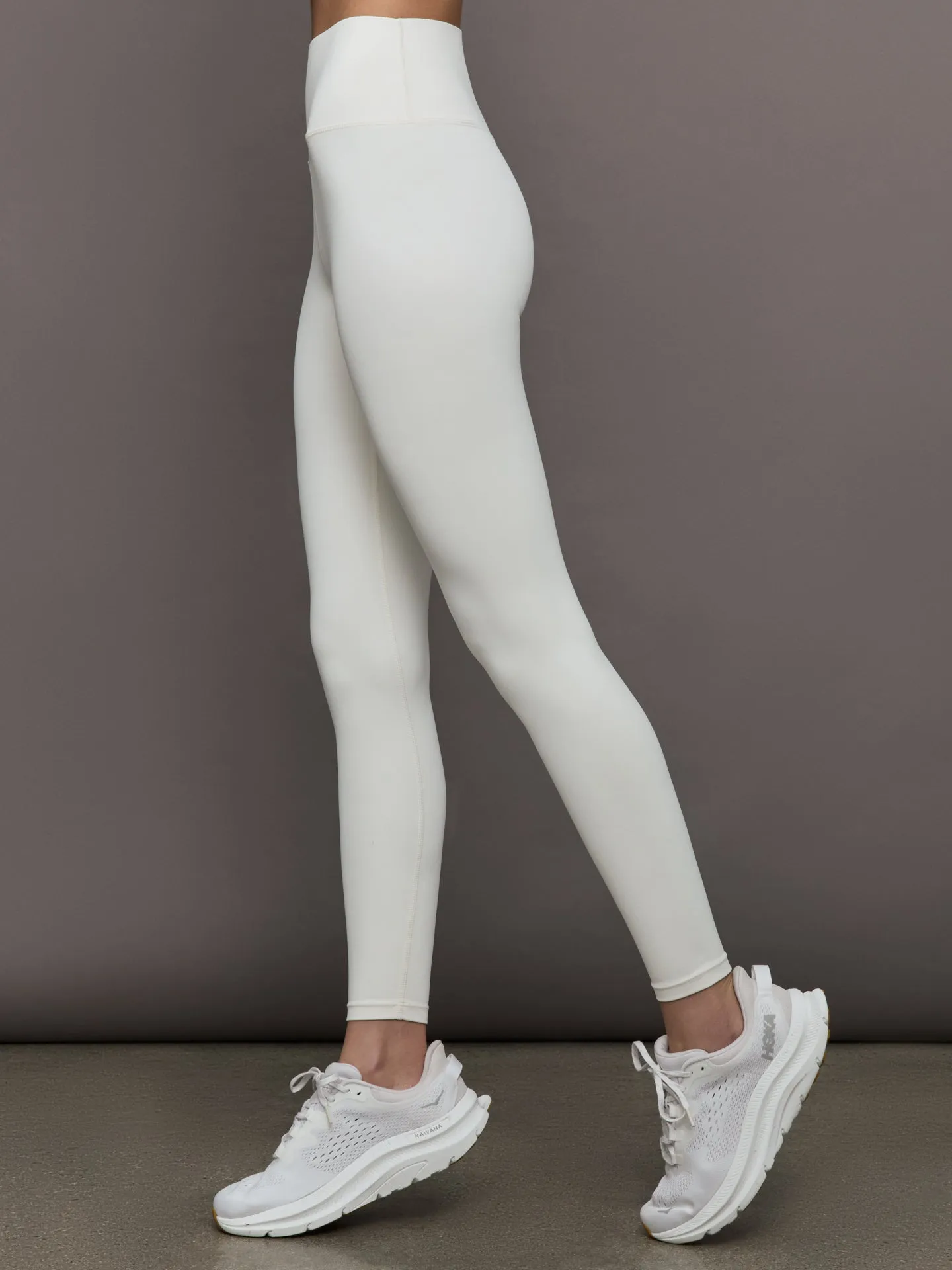 High Rise Full-Length Legging in Diamond Compression - Cloud Dancer sold by Carbon38 product image thumbnail 3
