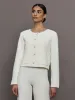 Moon Classic Short Jacket - Marshmallow sold by Carbon38