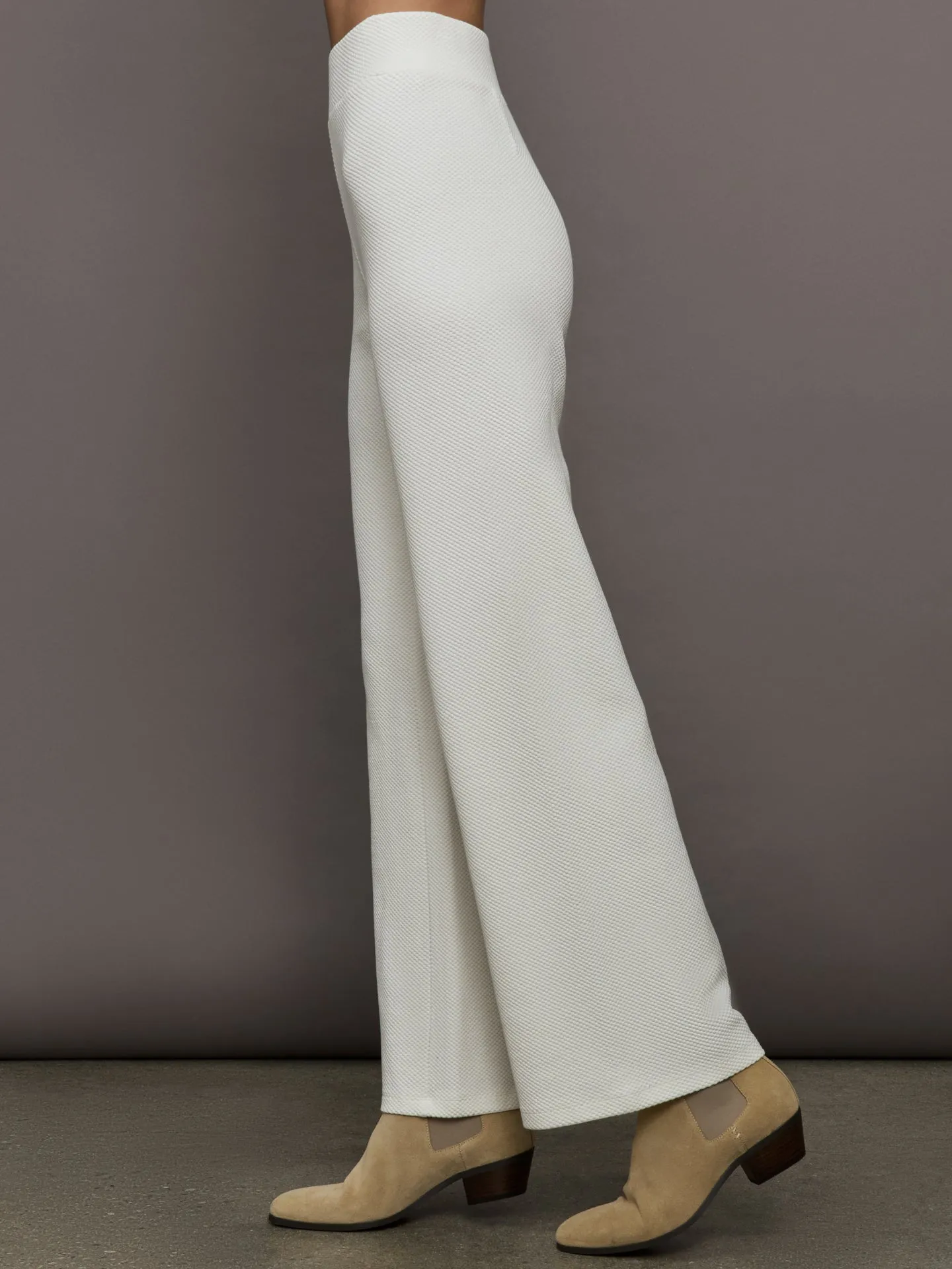 Moon Classic Flared Pants - Marshmallow sold by Carbon38