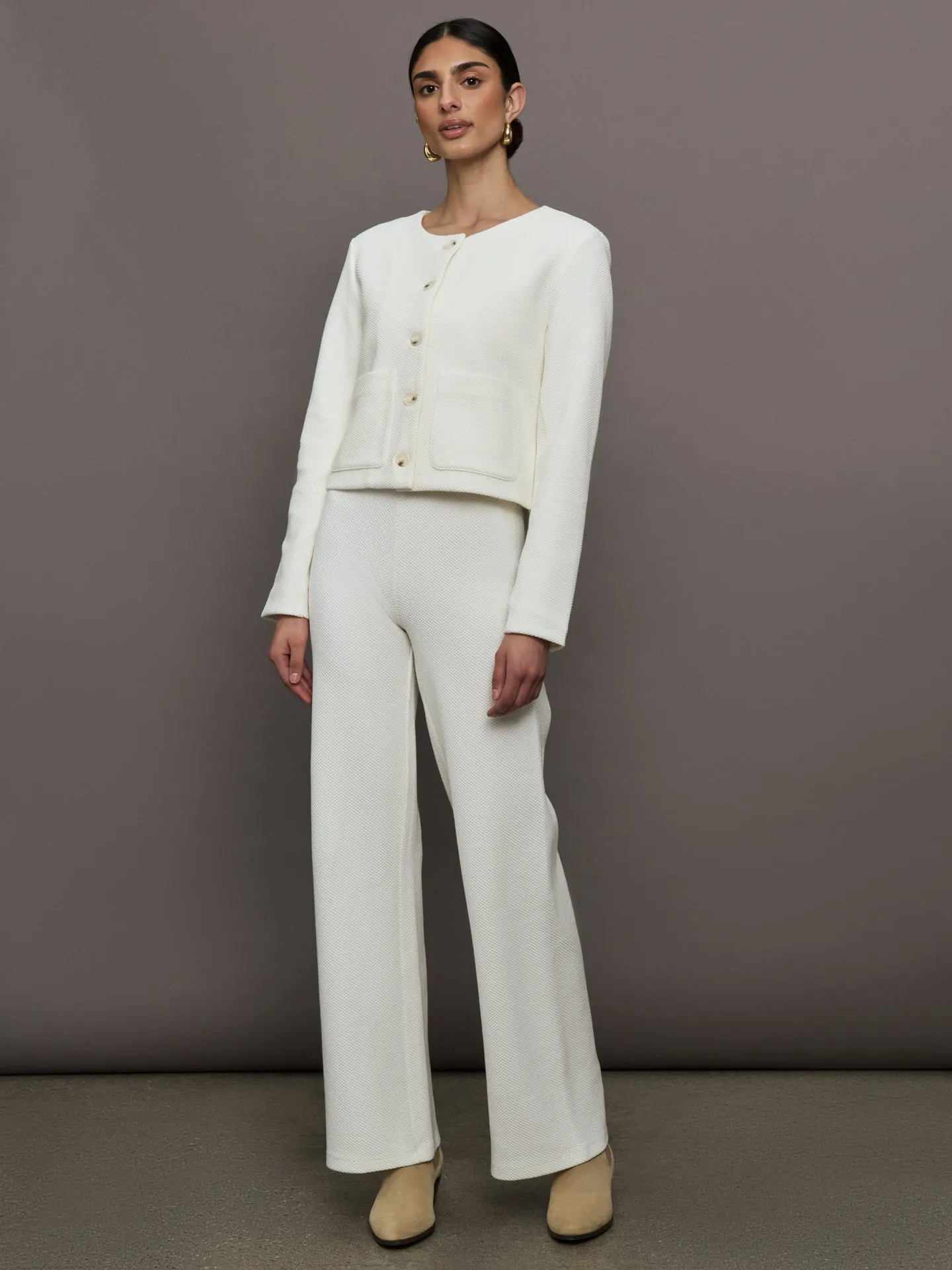 Moon Classic Flared Pants - Marshmallow sold by Carbon38 product image thumbnail 2