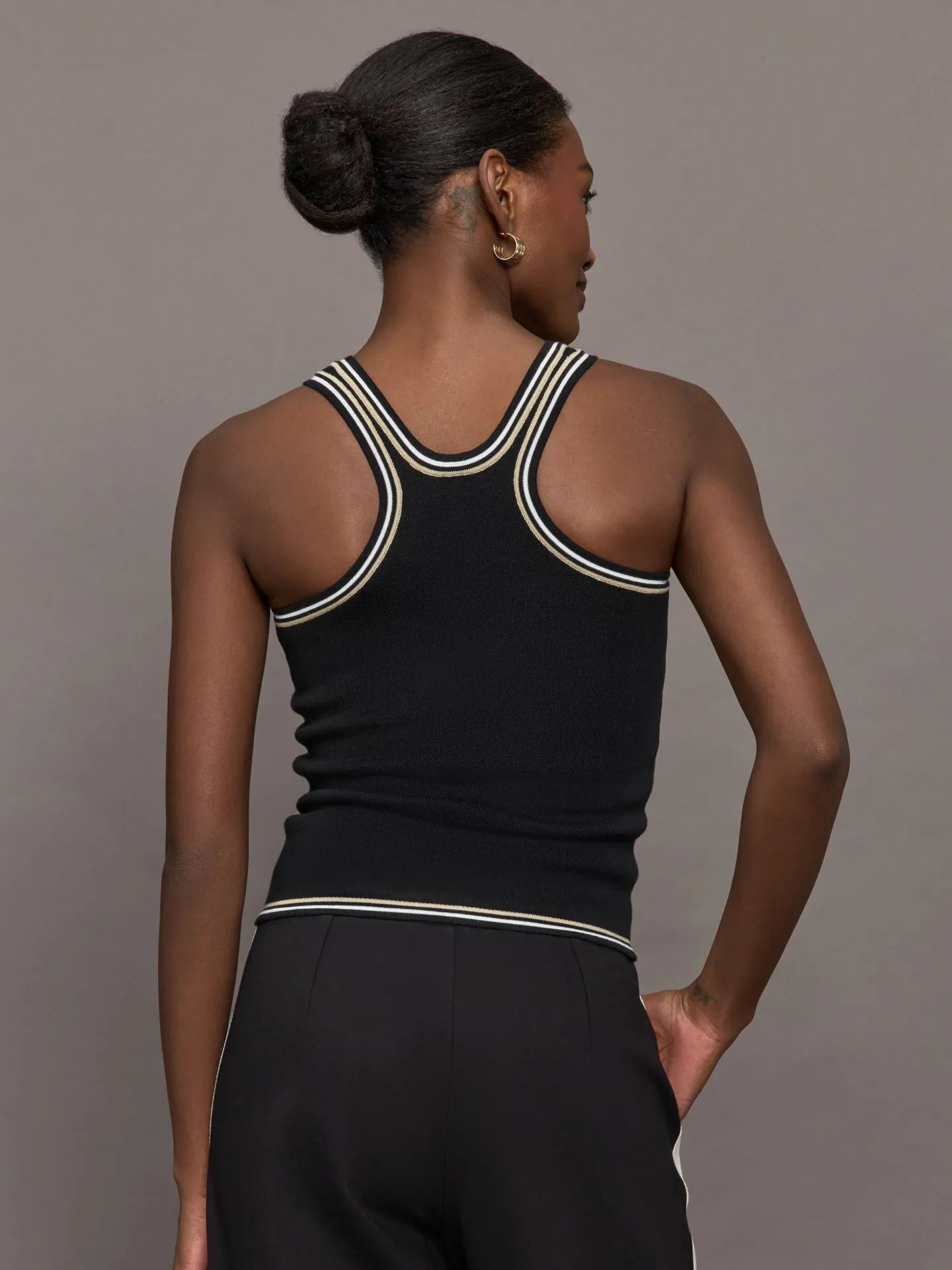 Mimi Knit Tank - Black sold by Carbon38 product image thumbnail 4