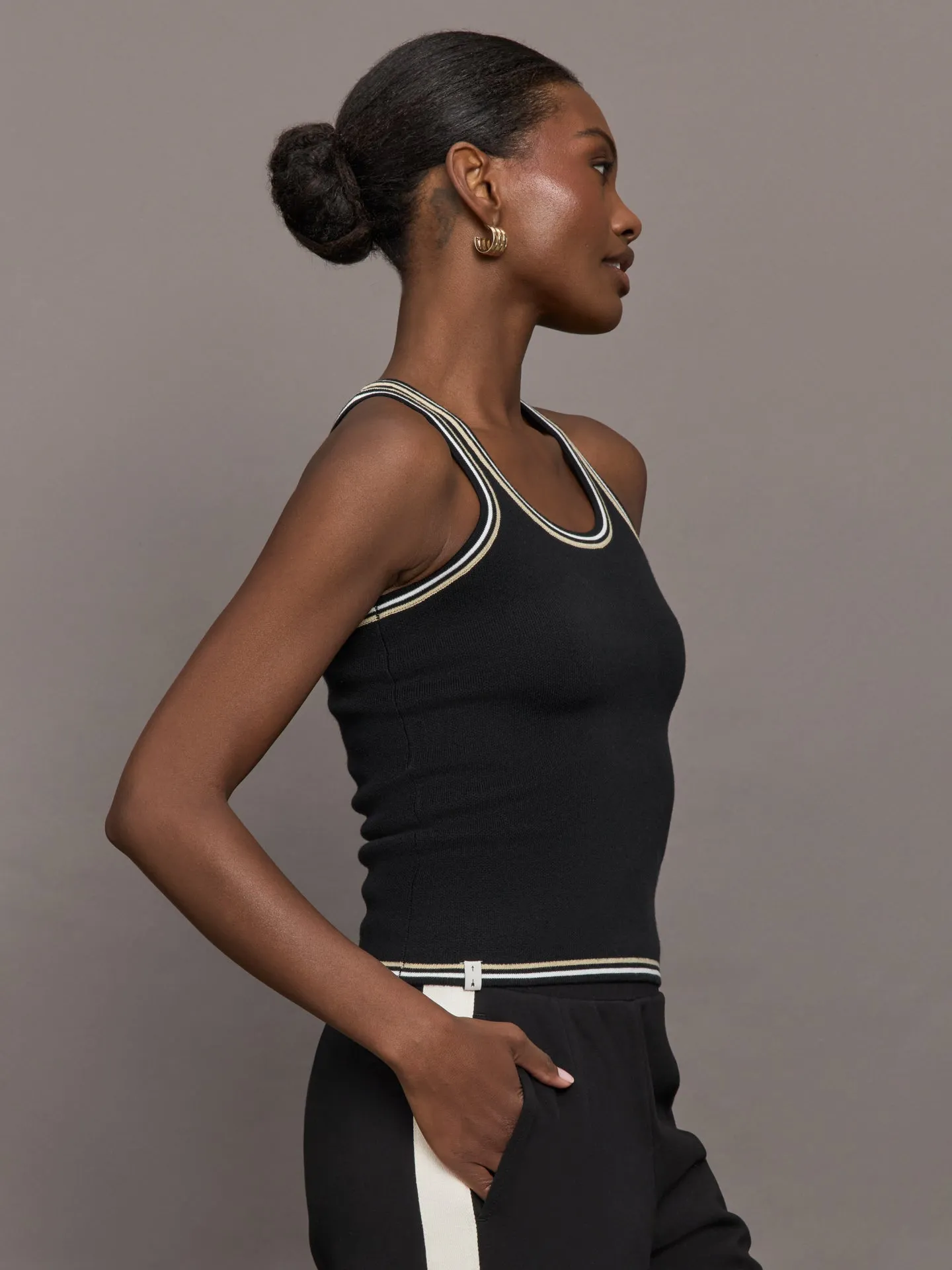Mimi Knit Tank - Black sold by Carbon38 product image thumbnail 3