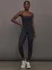 Strappy Tank in Melt - Charcoal Leopard sold by Carbon38