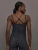 Strappy Tank in Melt - Charcoal Leopard sold by Carbon38
