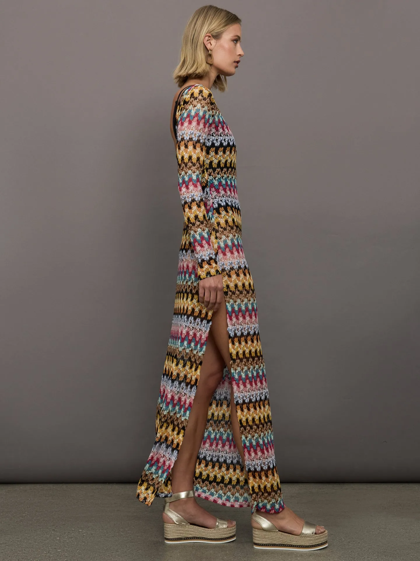 Long Cover Up - Multi w/ Dark Base sold by Carbon38 product image thumbnail 3