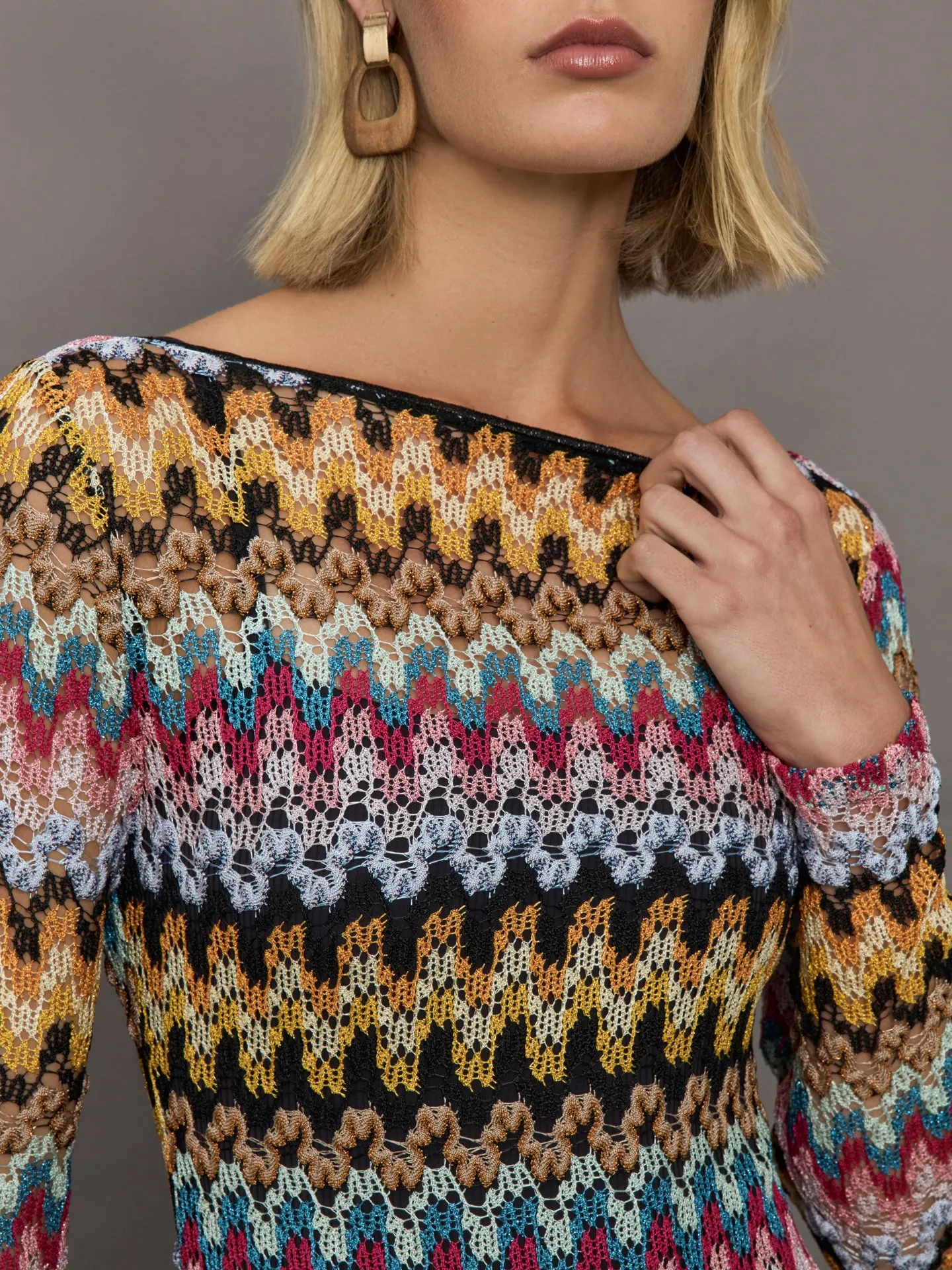 Long Cover Up - Multi w/ Dark Base sold by Carbon38 product image thumbnail 4