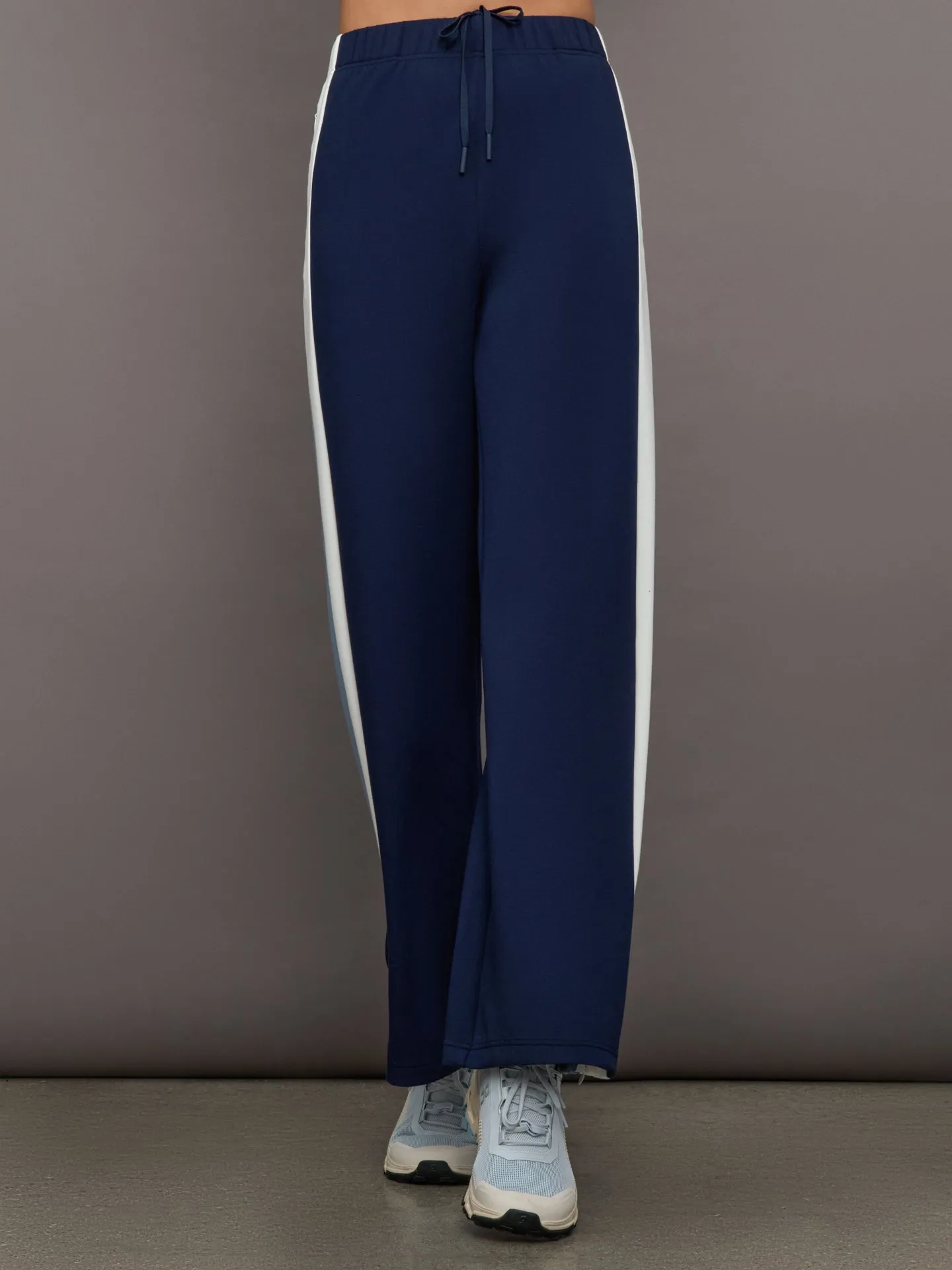 Wide Leg Track Pant in Scuba - Navy sold by Carbon38 product image thumbnail 4