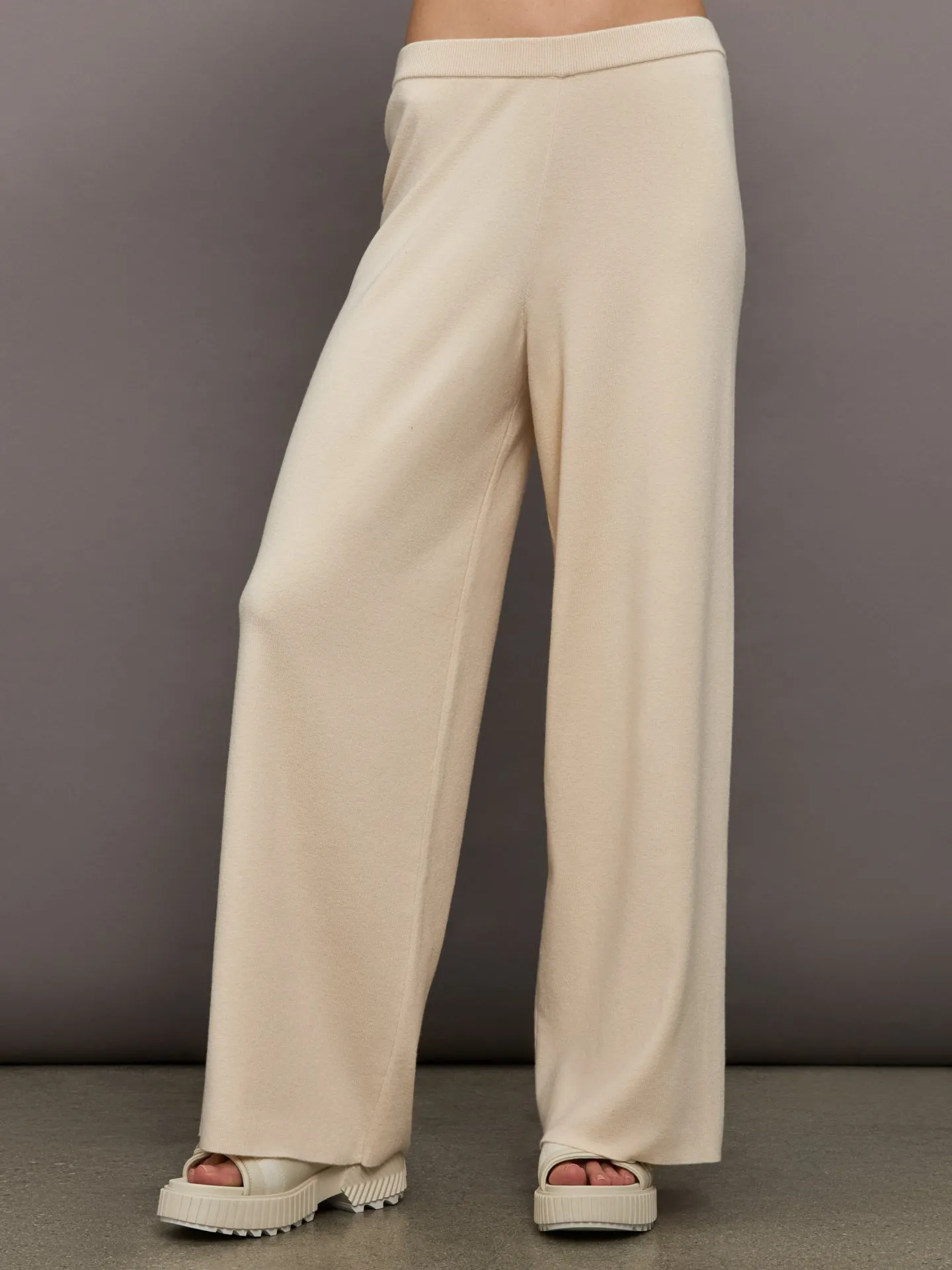 Megan Wide Leg Pants - Sand Dollar sold by Carbon38