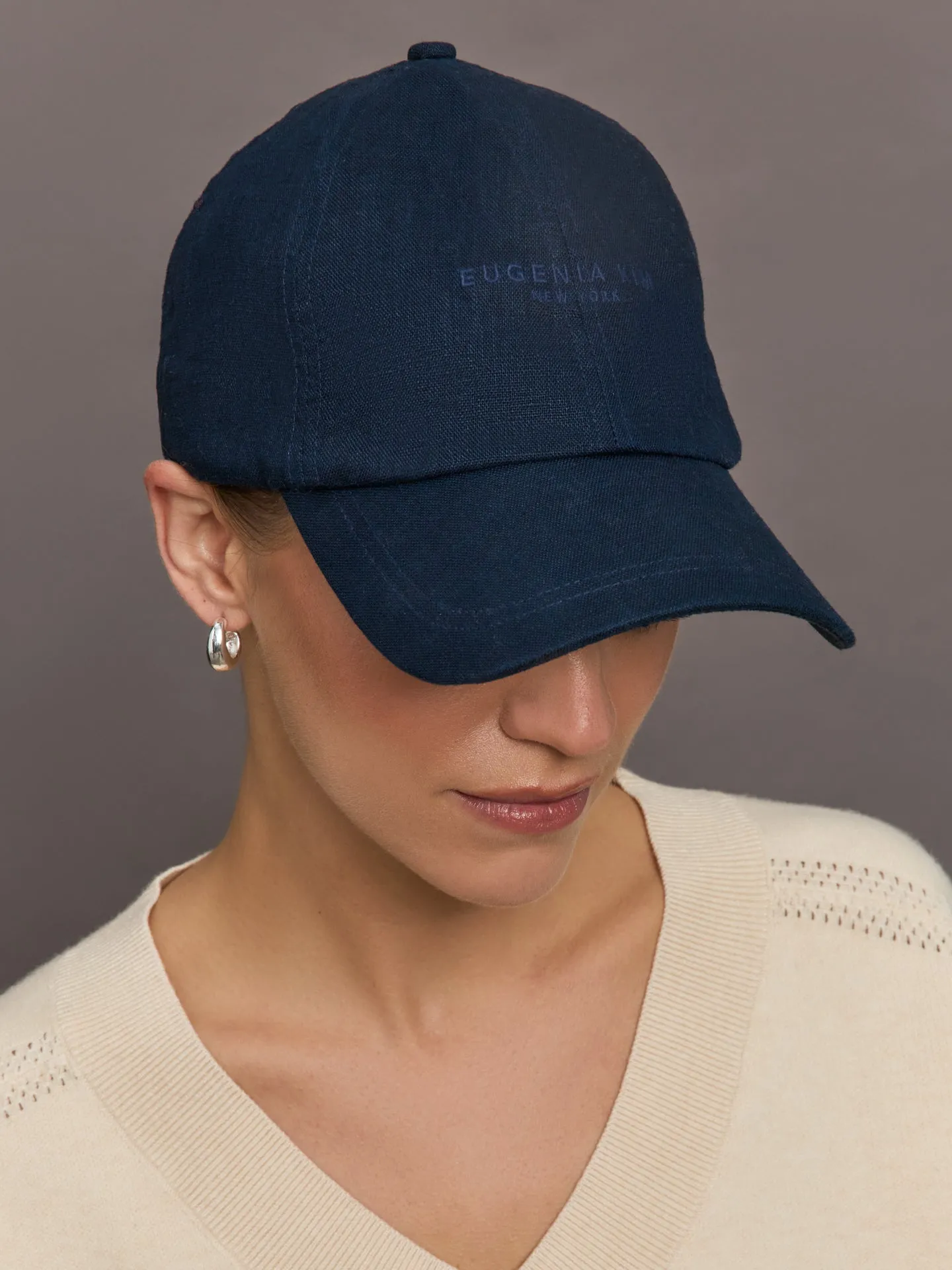 Lo Baseball Cap - Navy sold by Carbon38