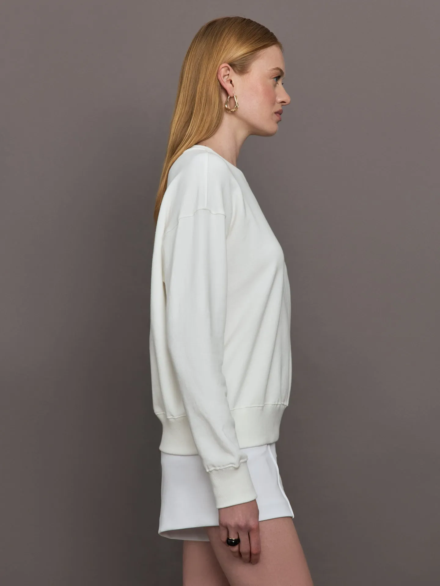 Ex-Boyfriend Le Sunshine Sweatshirt - White sold by Carbon38 product image thumbnail 4