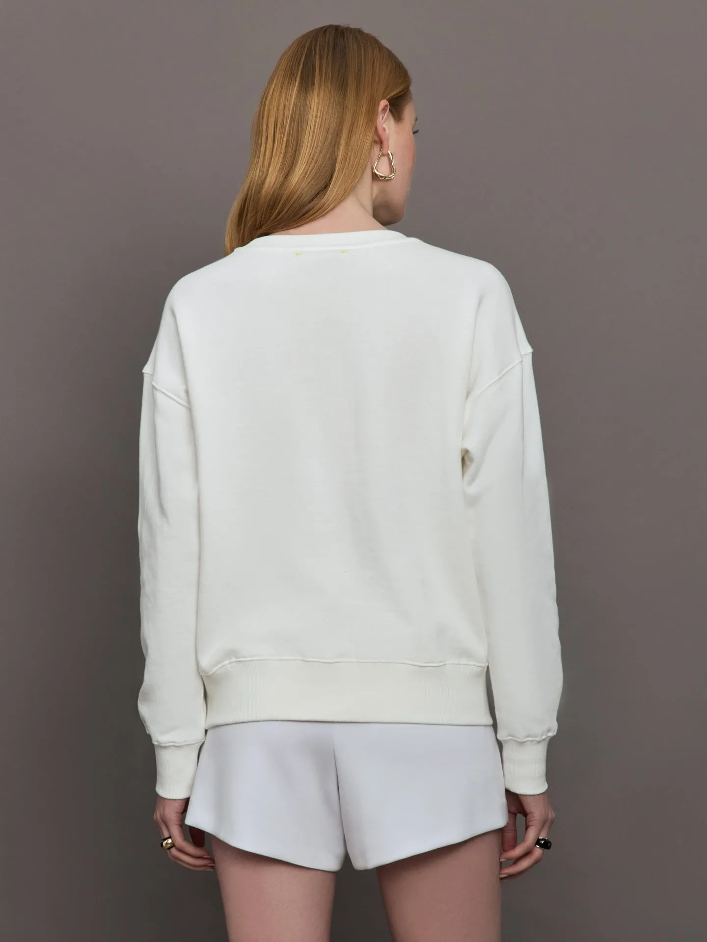 Ex-Boyfriend Le Sunshine Sweatshirt - White sold by Carbon38 product image thumbnail 5
