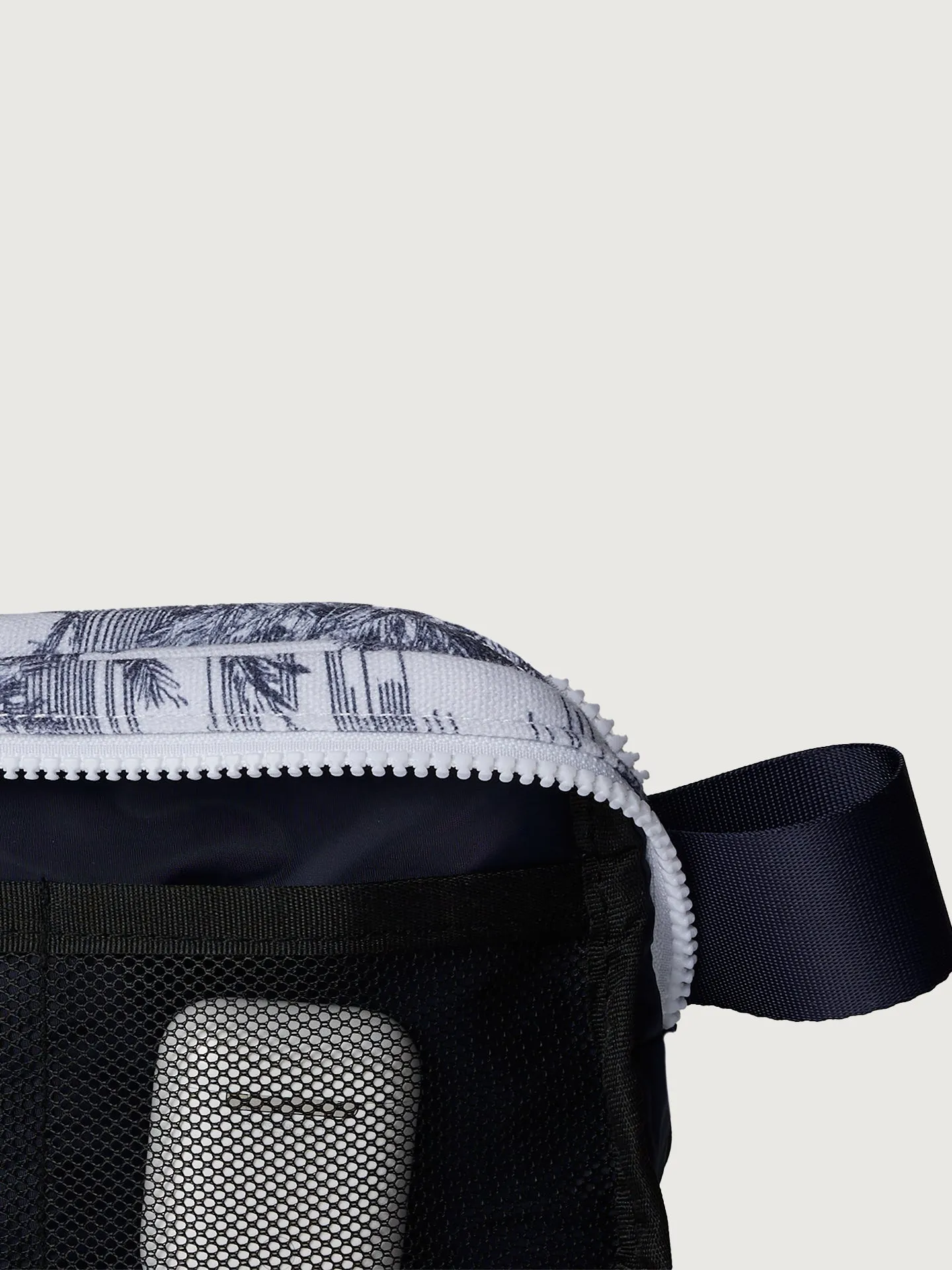 Quin Bag - Navy Tropic Toile sold by Carbon38 product image thumbnail 3