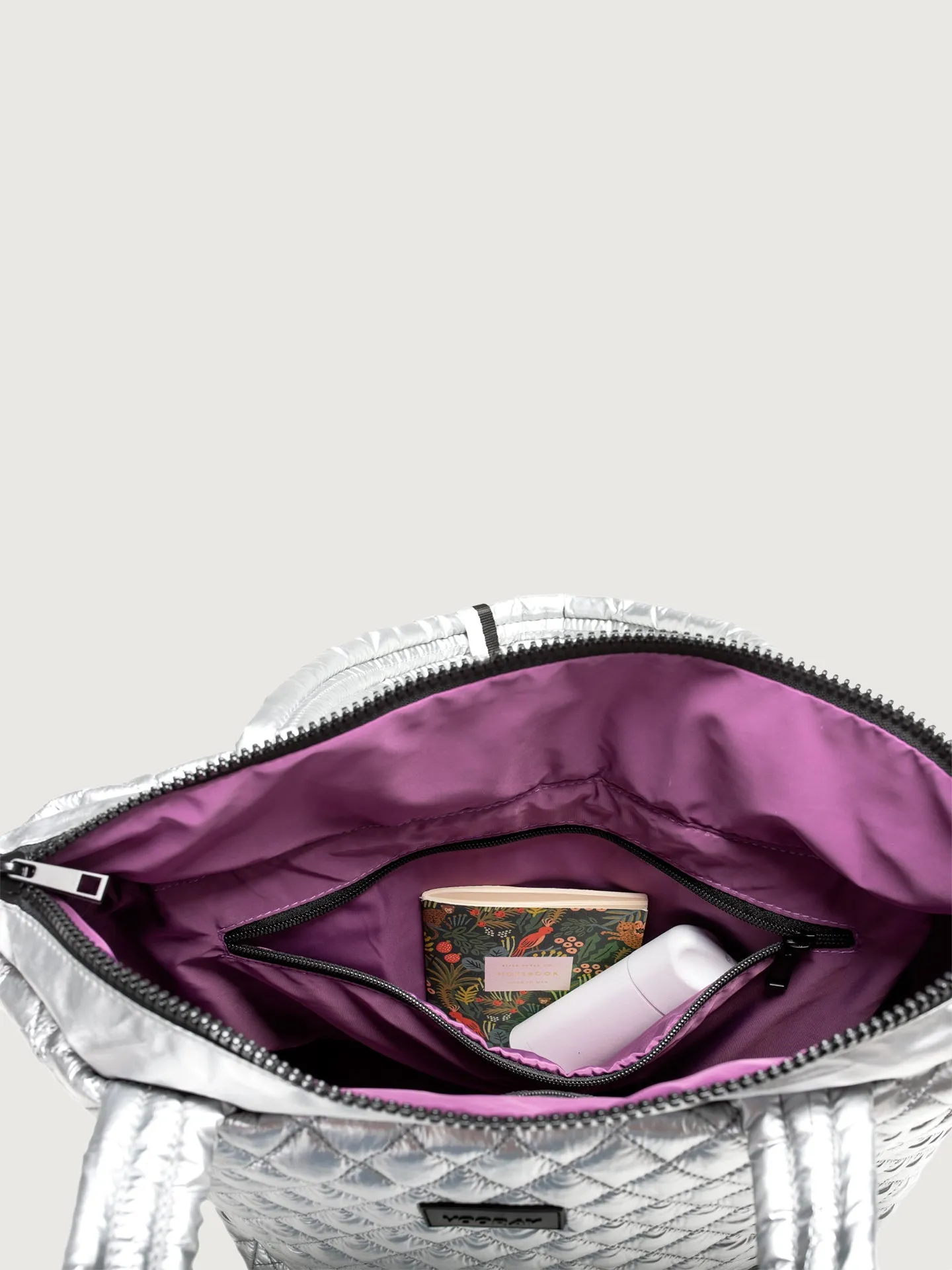 Naomi Tote Quilted - Quilted Silver sold by Carbon38 product image thumbnail 5
