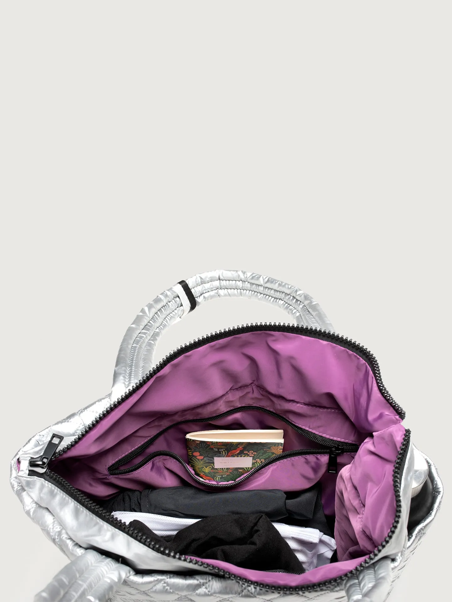 Naomi Tote Quilted - Quilted Silver sold by Carbon38 product image thumbnail 4